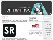 Tablet Screenshot of darkmirage.com